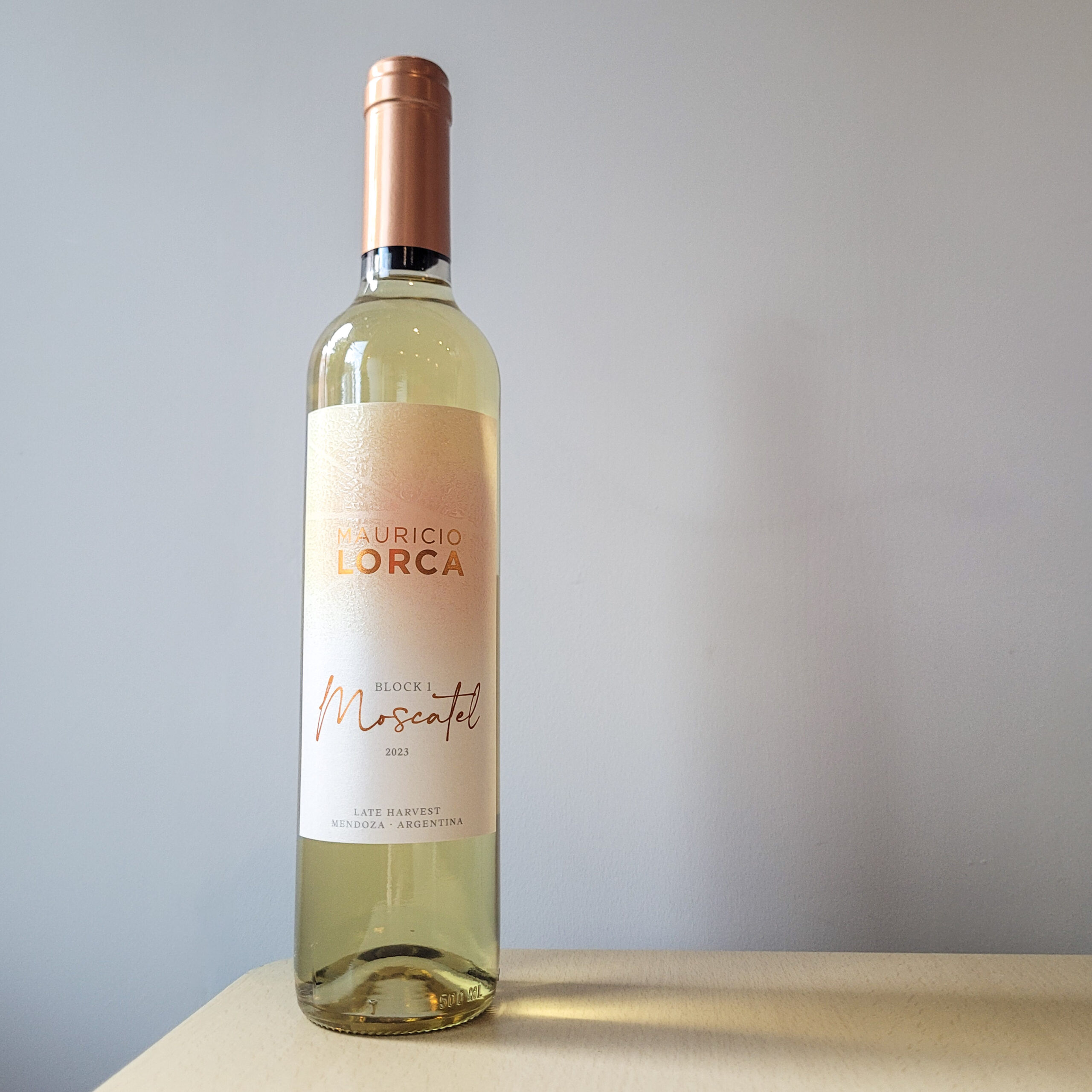 Mauricio Lorca Block 1 Late Harvest Moscatel